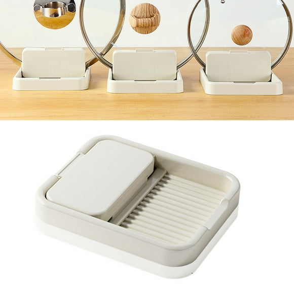 Rejilla para tapa de cocina, soporte plegable para tapa de olla, soporte para cuchara y tapa de olla, soporte plegable para tapa de olla, tecnología innovadora