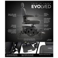 thumbnail image 2 of Pride Mobility Jazzy EVO 614 Group 2 Power Chair, Iceberg Blue, 16"Wx16"-18"D HI BLK VINYL, 2 of 4