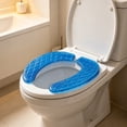 thumbnail image 6 of Portable Gel Toilet Seat Cushion, Thickened Washable Paste Type Pad, Soft Cooling Seat Cover for Household Toilet, Dormitory and Public Restroom Daily Comfort Use, 6 of 6