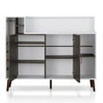 thumbnail image 3 of Furniture of America Reid Buffet Moderne en Bois à Multiples Rangements, Blanc, 3 of 9