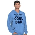 thumbnail image 5 of Cat Dog Dad Dont Need Kids to be Cool Zip Hoodie Sweatshirt Men Brisco Brands 4X, 5 of 6