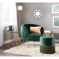 thumbnail image 2 of Le Pouf glamour Fringe de LumiSource, 2 of 4