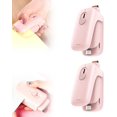 thumbnail image 1 of Mini Scelleuse de Sacs 2-en-1 2025 avec Coupeur, Stockage Alimentaire Rechargeable (2, Rose), 1 of 8