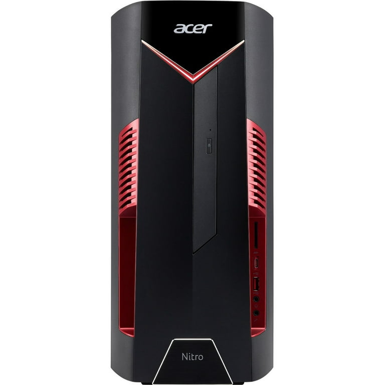 Acer Nitro N50-600 Gaming Desktop Computer - Intel Core i5 - 8GB - 512GB  SSD - GeForce GTX 1050 Ti - Windows 10 Home - Black 