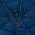 thumbnail image 5 of vidaXL Parasol 4 Niveaux avec Mât en Aluminium Bleu Azur 3x3 m, 5 of 5