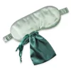 ALL PRIDE Silk Sleeping Eye Mask, Soft Eye Mask with Adjustable Strap, Green