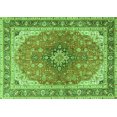 thumbnail image 1 of Ahgly Company Indoor Rectangle Medallion Green Traditional Area Rugs, 6' x 9', 1 of 1