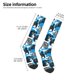thumbnail image 2 of Fotbe Sea Animal Calcetas Divertidas Estampadas para Hombre y Mujer, Calcetas de Algodón hasta la Rodilla para Caminar, Correr, Enfermería y Embarazo, 2 of 6