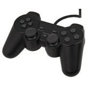 RetroFam 2 Pack Wired Controller Compatible for PlayStation 2 PS2 Game Console, Black
