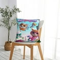 thumbnail image 4 of Super Kitties Throw Pillow Cover Decoration Pillow Case Cushion for Home Sofa Couch 22"x22", 4 of 7