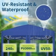 thumbnail image 6 of Pop-Up Screen Tent with Adjustable Height 4/6 Sided Removable Mosquito Net | Portable Outdoor Shelter for Camping, Backyard, Beach | Wheeled Carry Bag Included, 6 of 8