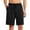 Black, variant on Men's Shorts Fashion Casual Comfy Half Pant Elastic Waist Solid Color Shorts with Pocket Bandage Drawstring Regular Short Pants