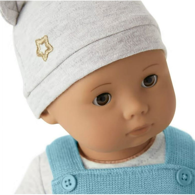 American Girl Bitty Baby Bear Hat Booties for 15