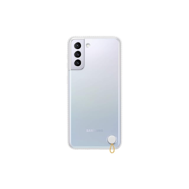 Funda para Samsung Galaxy S21+ Transparente Blanca de TPU