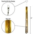 thumbnail image 2 of In the Breeze 9055 — Gold Holographic Mylar Windsock — Garden and Party Decor — Humane Pest Deterrent, 2 of 4