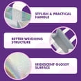 thumbnail image 3 of 15 Pcs Iridescent Gift Bags with Handles, 8x4x10 Inch Holographic Reusable Gift Bags Medium Size, Ideal for Birthday, Christmas, Party Favors, Wedding, Holidays, Valentines, 3 of 7