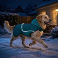thumbnail image 6 of CSStudio Hooded Leg‑Less Dog Winter Coat, Fleece Lined Warm Pullover Jacket with Leash Hole for Medium Large Dogs, 6 of 9