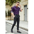 thumbnail image 6 of COOFANDY Mens Shirt Business Dress Shirt Regular Fit Casual Button Down Shirt Wrinkle Free, 6 of 7