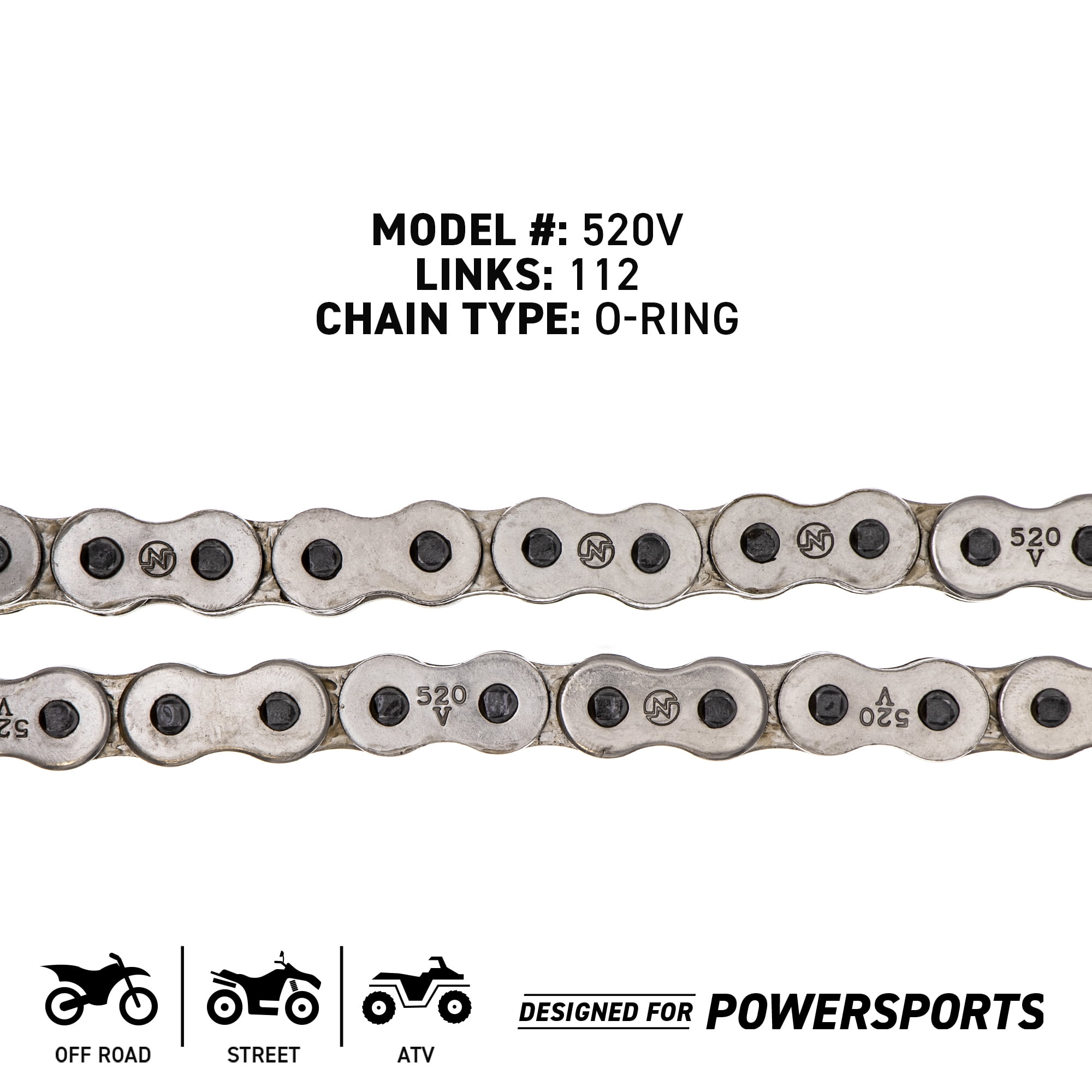 Niche Sprocket Chain Set for 1983-84 Kawasaki KDX200 13/48T 520