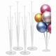 thumbnail image 1 of 4 sets transparent Balloon Stand Kit for Party and Wedding Decorations Celebrations Balloon Stands with poles,Cups and Bases, 1 of 5