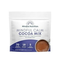 Mindful Nutrition Calm Organic Hot Chocolate Mix with L-Theanine & GABA, 11 oz