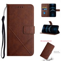 Business Wallet Case for Samsung Galaxy A54 5G, Strong Magnetic Clasp Card Slots Holder Luxury PU Leather Flip Folio Cover with Kickstand Soft Silicone Shockproof Protective Case,Darkbrown