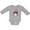 AC-Heather Grey, variant on Inktastic 4th of July Patriot Shark Boys or Girls Long Sleeve Baby Bodysuit