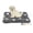 Gray, variant on Dog Crate Mats with Non Slip Bottom Washable Dog Bed for Cage Soft Dog Crate Pad with Star Pattern, Pink, 22*13