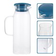 thumbnail image 3 of 1Pc Heat Cold Resistant Glass Teapot Practical Office Glass Tea Kettle for Home, 3 of 8