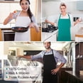 thumbnail image 7 of Pakyozj 2 Pack 3 Pockets Adjustable Bib Apron Chef Kitchen Cooking Aprons for Women Men, 7 of 7