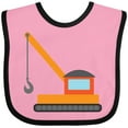 thumbnail image 3 of Inktastic Kids Construction Crane Boys or Girls Baby Bib, 3 of 4