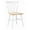 White / Natural, variant on SAFAVIEH Winona Spindle Back Dining Chair, Black, Set of 2