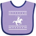 thumbnail image 3 of Inktastic Cowboy Silhouette Team Roping Rodeo Boys or Girls Baby Bib, 3 of 4