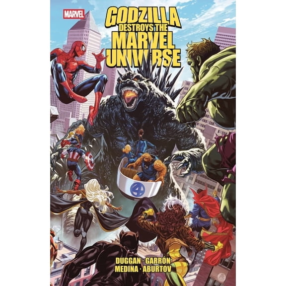 Godzilla Destroys the Marvel Universe Godzilla Destroys the Marvel Universe, (Paperback)