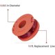 thumbnail image 1 of Carretes de repuesto para cortacésped de 8 piezas con tapa de 2 tapas para rosca Worx ShuxiuWang 9024735615415, 1 of 1