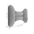 thumbnail image 2 of Press to Inflate Lumbar Support Pillow for Travel with Adjustable Air Pressure, 2 of 5