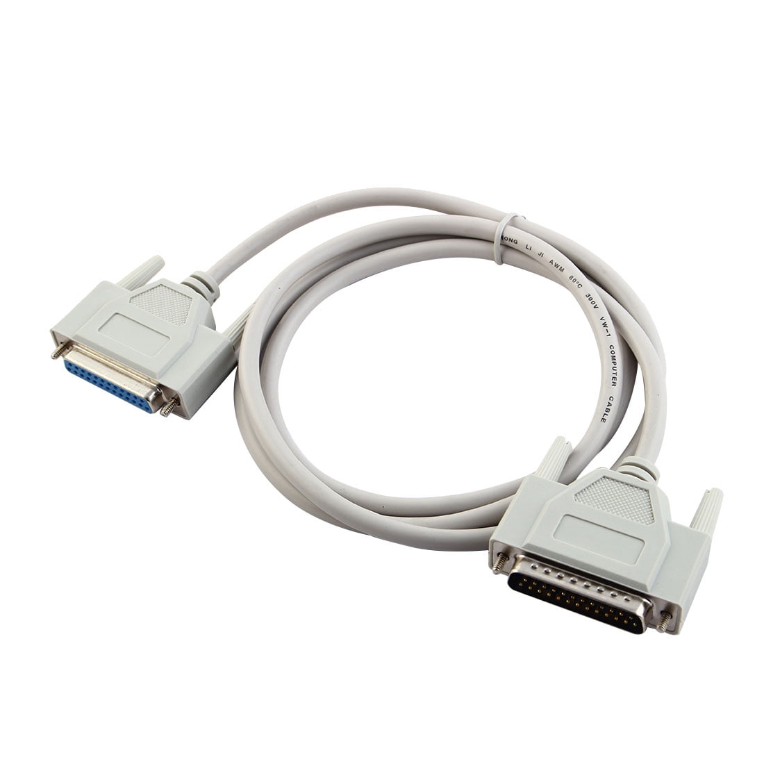 Male to Female DB25 Parallel Printer Extension Cable 1.4M Long