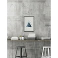 thumbnail image 4 of Modern Blue Triangle Wall Art Print|Framed Geometric Painting|Contemporary Home Decor, 4 of 6