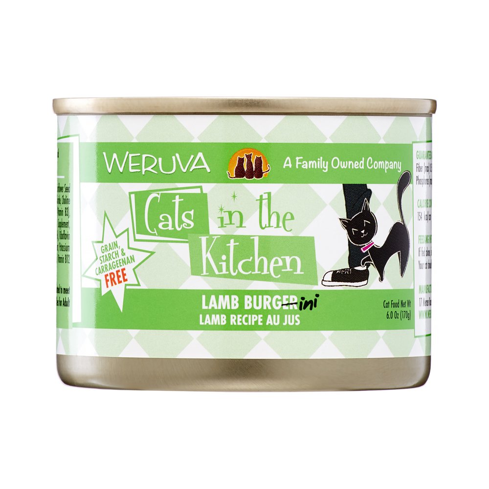 (24 Pack) Weruva Cats in the Kitchen Lamb Burgini Au Jus GrainFree Wet
