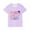 01-Purple, variant on Atogsazn Kid Girl 100 Days Of School T Shirt Children Summer Short Sleeve Tshirt Fashion Clothes Top 06-Light Blue 3-4 Years
