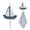 Blue*Boat, variant on Nautical Coastal Wall Hooks,, Beach Themed Towel Coat Hanging Hooks for Bathroom Kitchen Beach House,3.9"×6.9",1PC (Seagull)