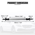 thumbnail image 3 of Unique Bargains 1pair 100mm 3.94' Splitter Support Rods Adjustable Front Rear Bumper Lip Splitter Strut Rod Tie Support Bars Silver Tone, 3 of 6