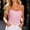 Pink, variant on Mesh Corset Crop Top Bustier Underbust Boned Backless Sleeveless Strapless Off Shoulder Aesthetic for Women Y2K