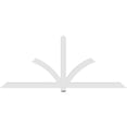 thumbnail image 4 of 96"W x 40"H x 2"D x 4"F, 10/12 Pitch, Redmond Architectural Grade PVC Gable Bracket, 4 of 8