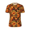 thumbnail image 5 of Wukai Halloween Print Men's Short-Sleeved Mesh T-Shirt,Quick-Dry Short Sleeve Workout T-Shirt-X-Small, 5 of 8