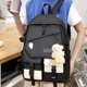 thumbnail image 5 of Mochila De Colores En Contraste 5 bolsas de campus con estuche para lápices antiarañazos para viajes de trabajo (negro) Sywqhk Para Estrenar, 5 of 8