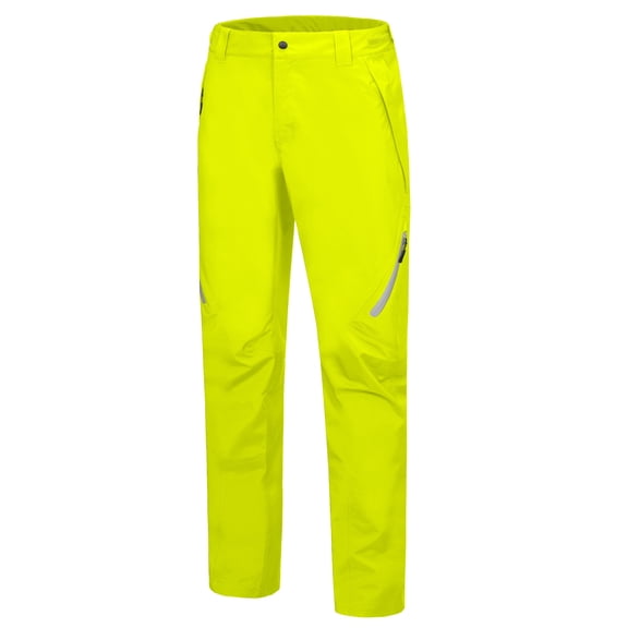 Little Donkey Andy Men's High-Performance Waterproof Rain Pants Lightweight Breathable Golf Hiking Pants Fruit Green Size S