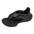 thumbnail image 5 of Rokment Cushioned Platform Flip Flops for Women Men EVA Thick Bottom Slip on Thongs with Back Strap Comfortable Orthopedic Arch Support Beach Pool Walking Sandals Black Size 5.5, 5 of 5