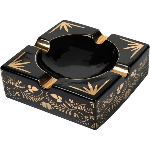 Hermanos Diablo Large Cigar Ashtray for Outdoor Outside Patio Indoor