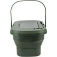 thumbnail image 1 of AVEKI Collapsible Storage Box, Fashionable Multipurpose Durable Handle Design Folding Camping Storage Basket Waterproof Large Capacity for Car for BBQ (Green) 0517M, 1 of 8